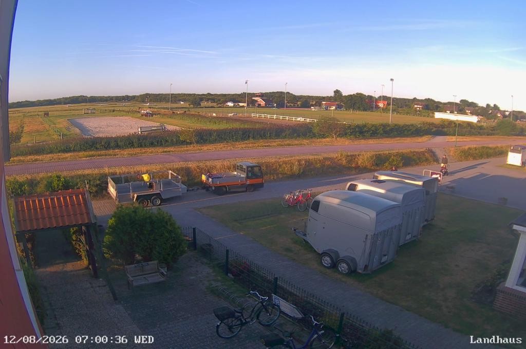 Archiv Foto Webcam Langeoog: Landhaus am Schniederdamm