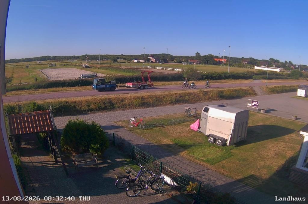 Archiv Foto Webcam Langeoog: Landhaus am Schniederdamm