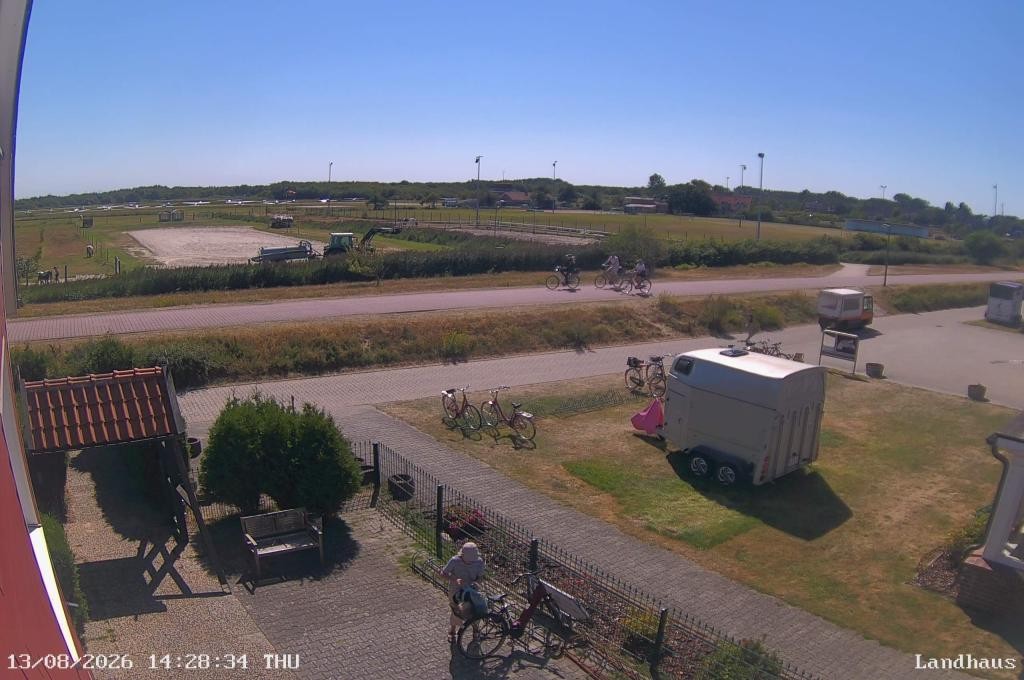 Archiv Foto Webcam Langeoog: Landhaus am Schniederdamm