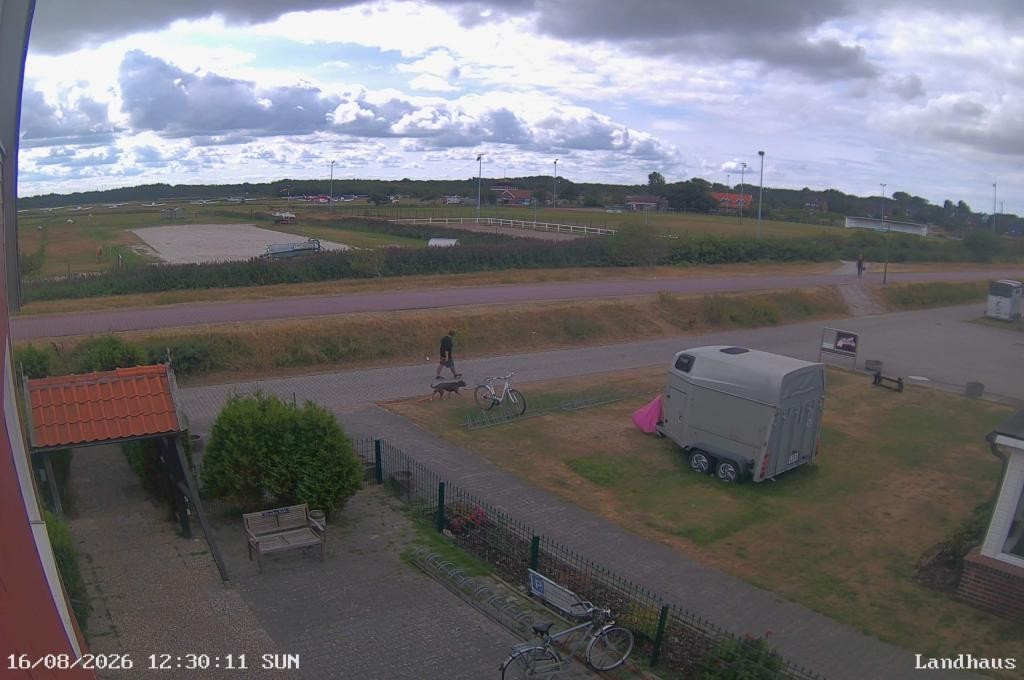 Archiv Foto Webcam Langeoog: Landhaus am Schniederdamm