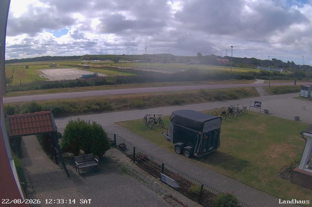 Archiv Foto Webcam Langeoog: Landhaus am Schniederdamm