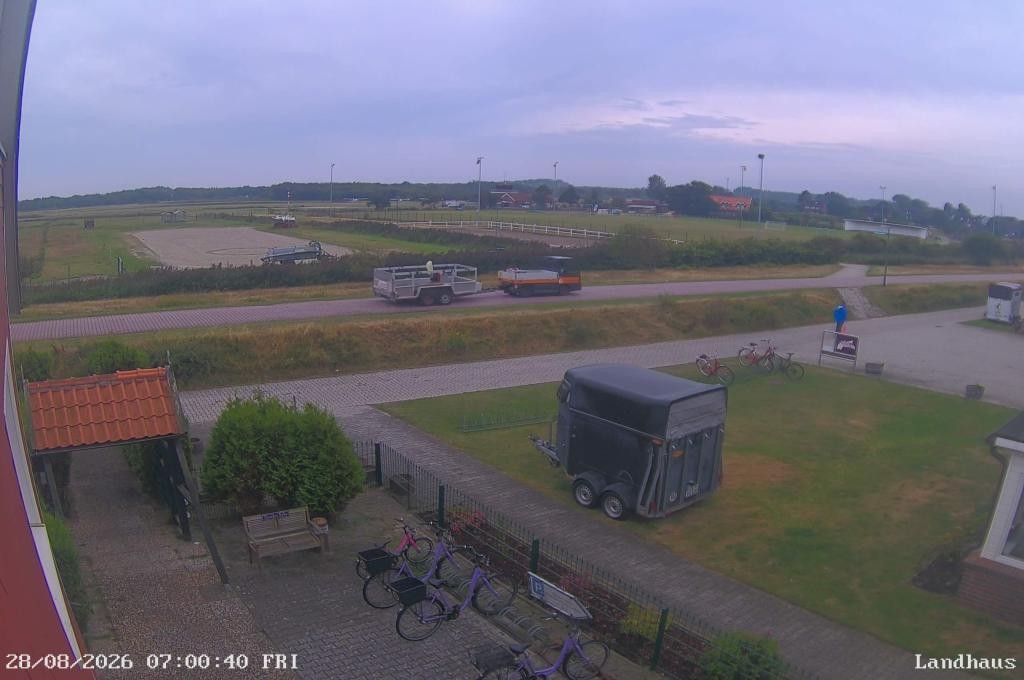 Archiv Foto Webcam Langeoog: Landhaus am Schniederdamm