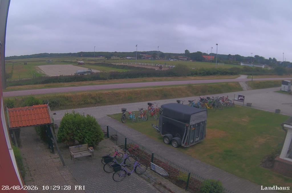 Archiv Foto Webcam Langeoog: Landhaus am Schniederdamm