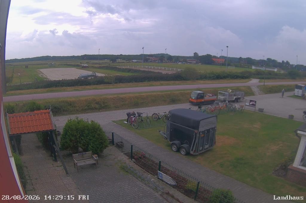 Archiv Foto Webcam Langeoog: Landhaus am Schniederdamm