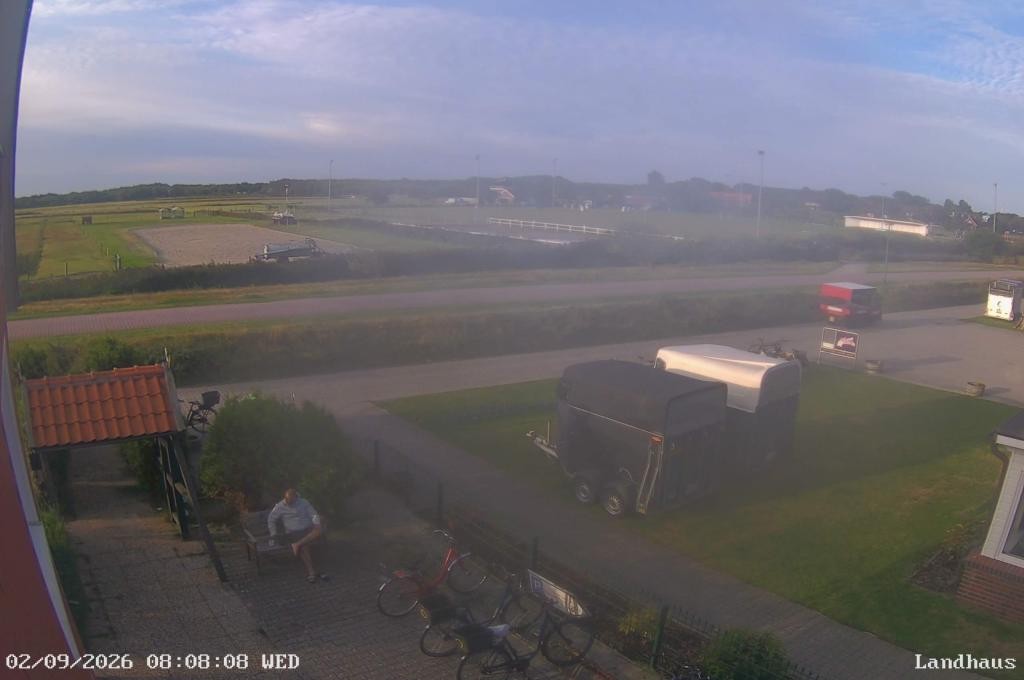 Archiv Foto Webcam Langeoog: Landhaus am Schniederdamm
