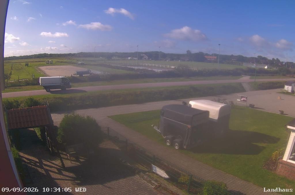 Archiv Foto Webcam Langeoog: Landhaus am Schniederdamm