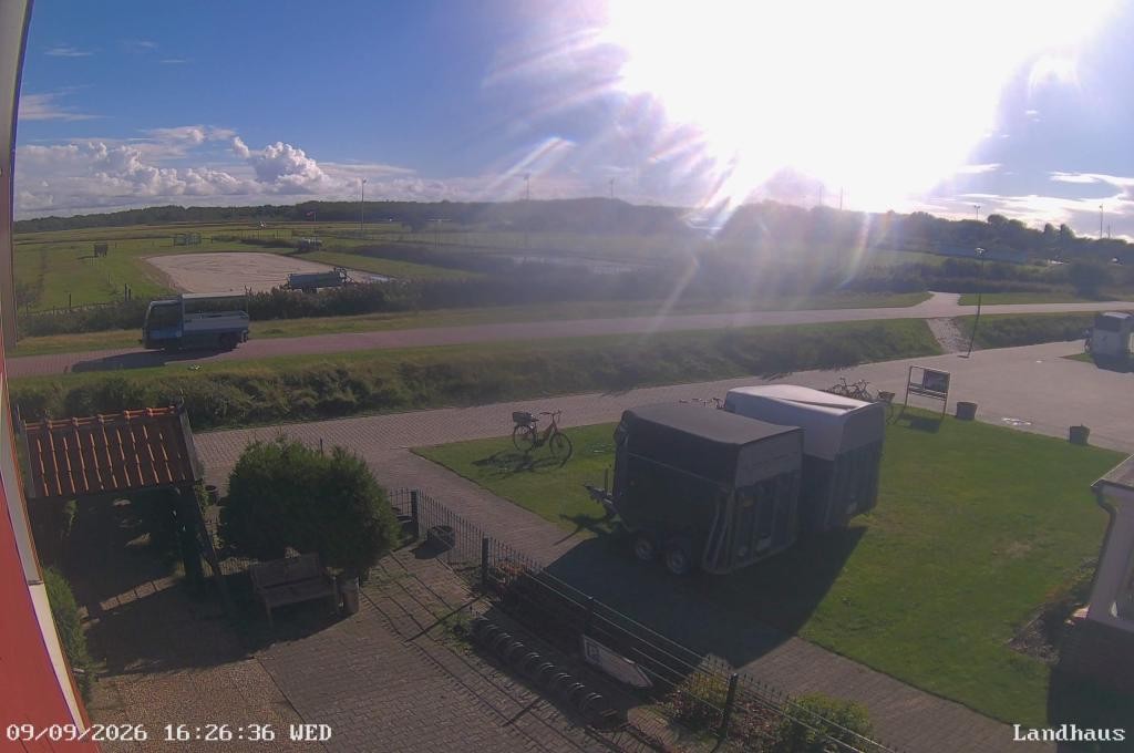 Archiv Foto Webcam Langeoog: Landhaus am Schniederdamm