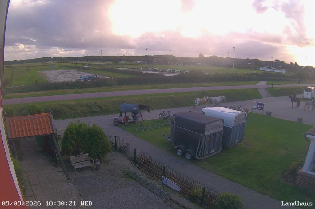 Archiv Foto Webcam Langeoog: Landhaus am Schniederdamm
