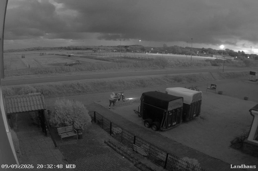 Archiv Foto Webcam Langeoog: Landhaus am Schniederdamm