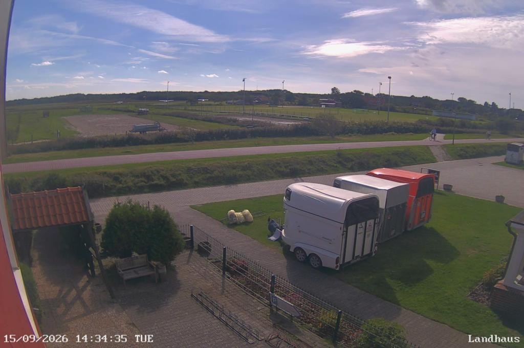 Archiv Foto Webcam Langeoog: Landhaus am Schniederdamm