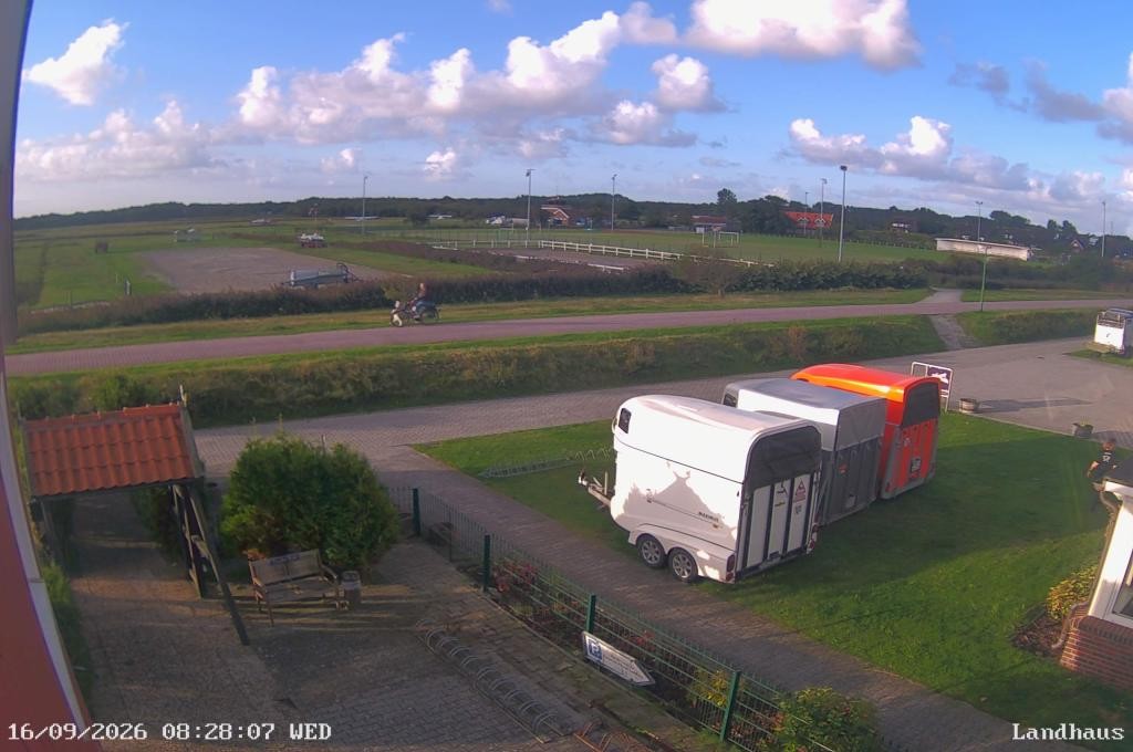 Archiv Foto Webcam Langeoog: Landhaus am Schniederdamm