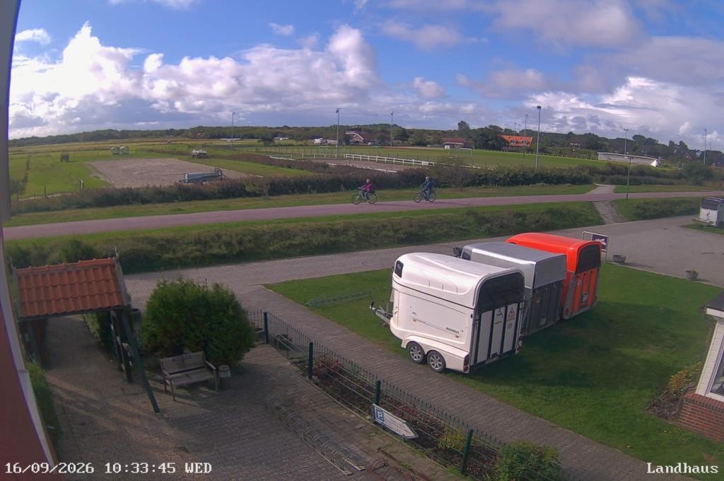 Archiv Foto Webcam Langeoog: Landhaus am Schniederdamm