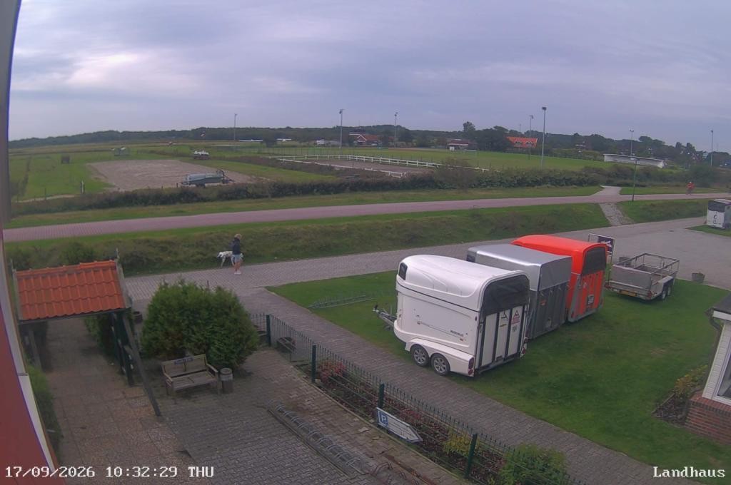 Archiv Foto Webcam Langeoog: Landhaus am Schniederdamm