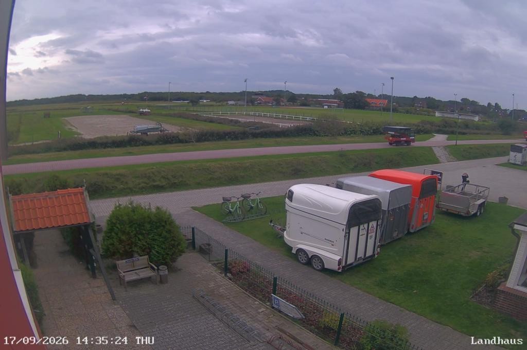 Archiv Foto Webcam Langeoog: Landhaus am Schniederdamm