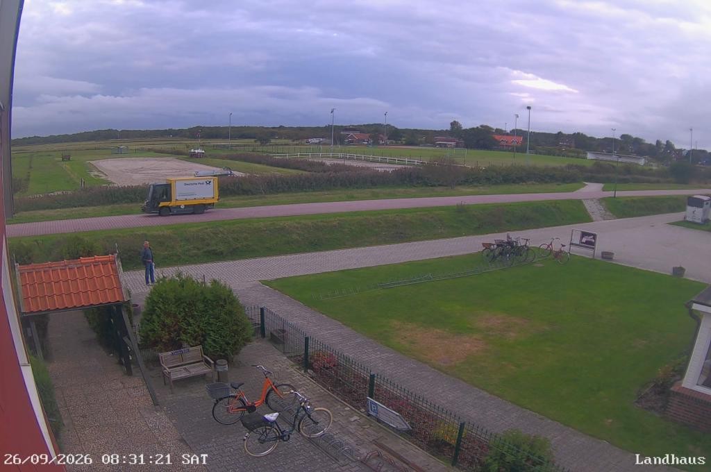 Archiv Foto Webcam Langeoog: Landhaus am Schniederdamm