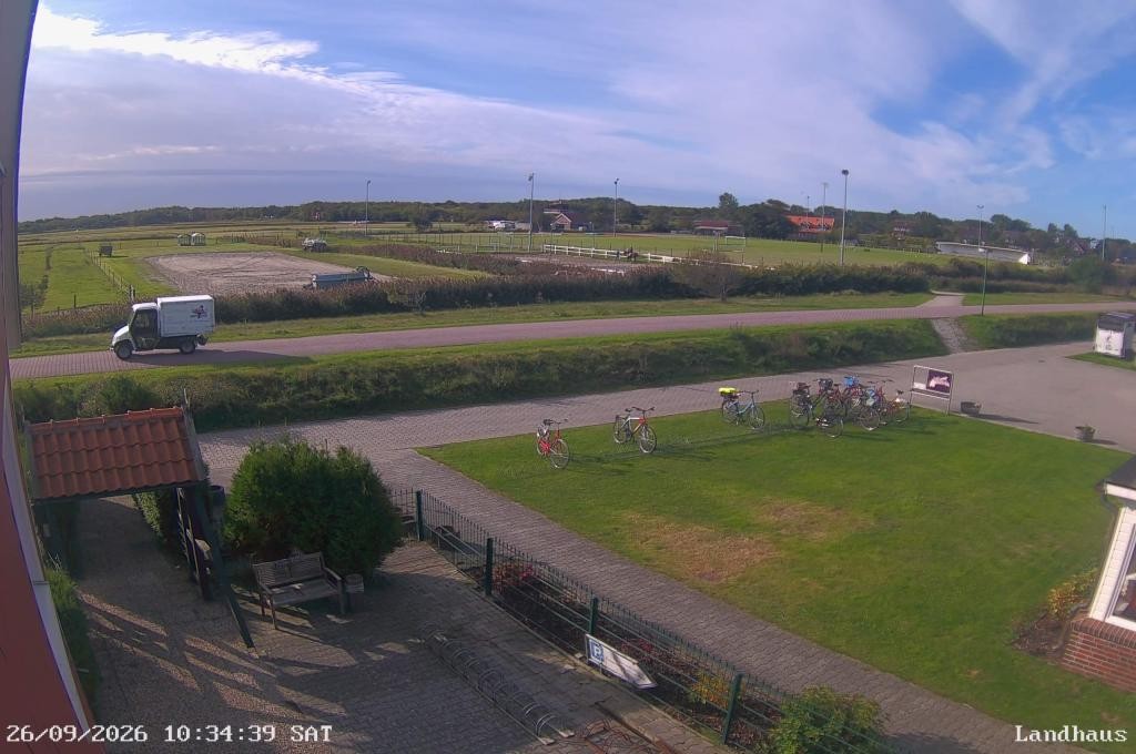 Archiv Foto Webcam Langeoog: Landhaus am Schniederdamm