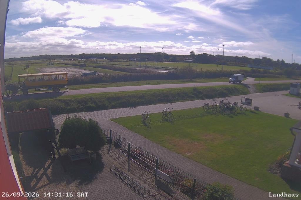 Archiv Foto Webcam Langeoog: Landhaus am Schniederdamm