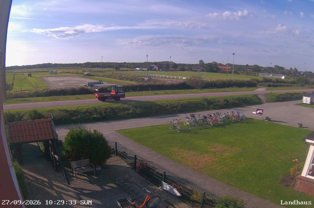 Archiv Foto Webcam Langeoog: Landhaus am Schniederdamm