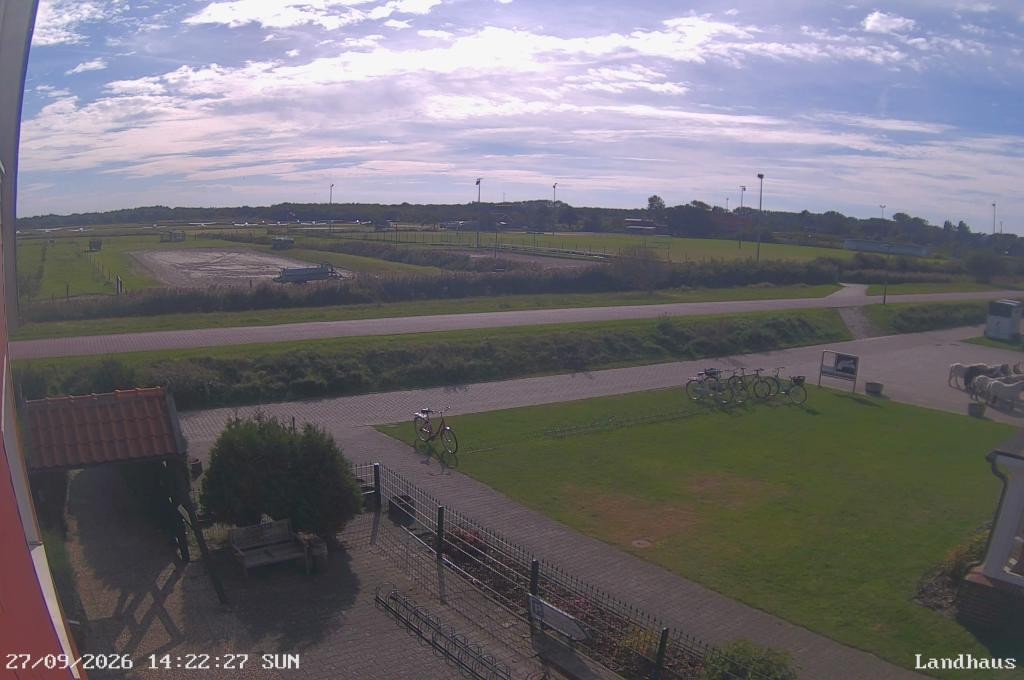 Archiv Foto Webcam Langeoog: Landhaus am Schniederdamm