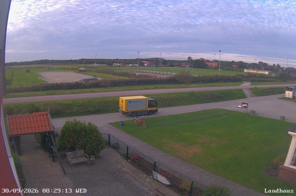 Archiv Foto Webcam Langeoog: Landhaus am Schniederdamm