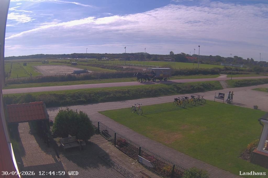 Archiv Foto Webcam Langeoog: Landhaus am Schniederdamm