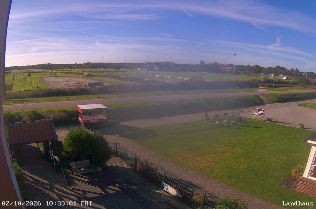 Archiv Foto Webcam Langeoog: Landhaus am Schniederdamm