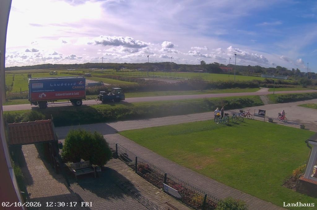 Archiv Foto Webcam Langeoog: Landhaus am Schniederdamm