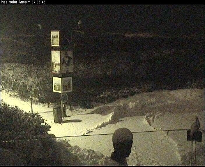 Archiv Foto Webcam Langeoog: Atelierausblick Inselmaler Anselm