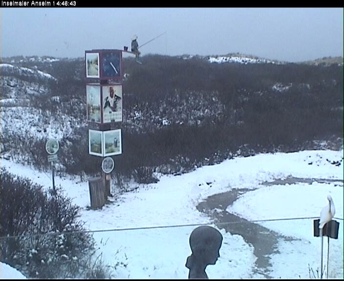 Archiv Foto Webcam Langeoog: Atelierausblick Inselmaler Anselm