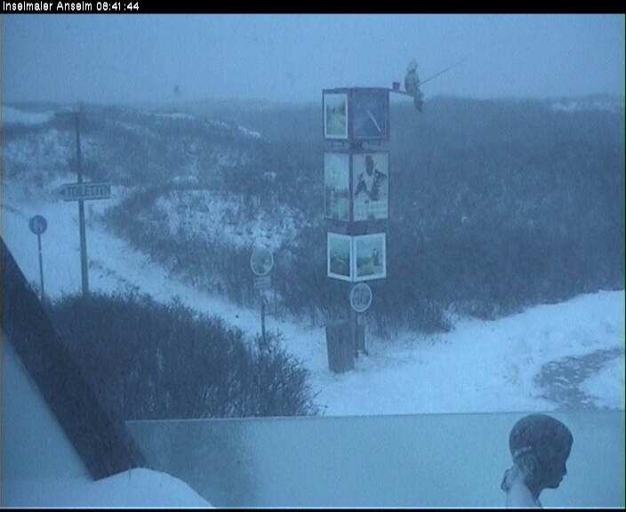 Archiv Foto Webcam Langeoog: Atelierausblick Inselmaler Anselm