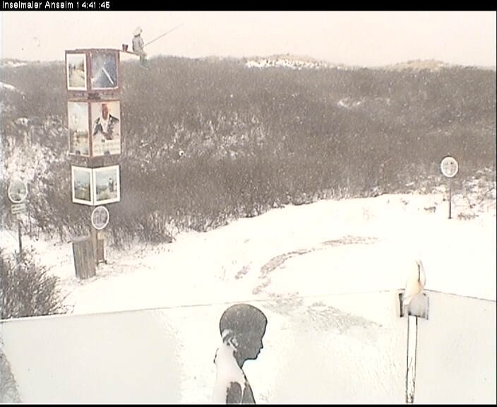 Archiv Foto Webcam Langeoog: Atelierausblick Inselmaler Anselm