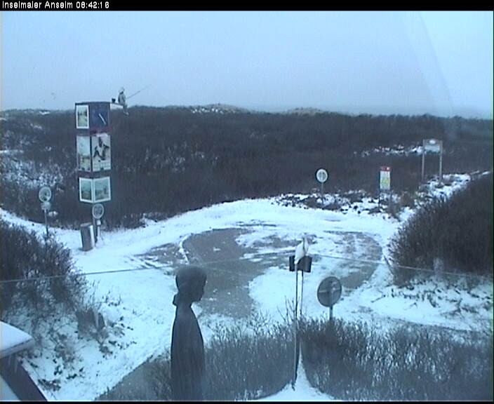 Archiv Foto Webcam Langeoog: Atelierausblick Inselmaler Anselm