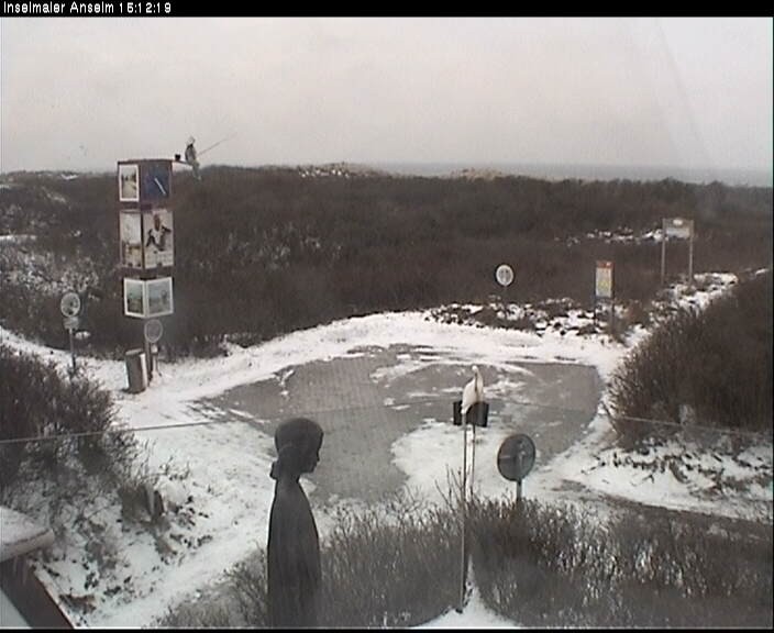 Archiv Foto Webcam Langeoog: Atelierausblick Inselmaler Anselm