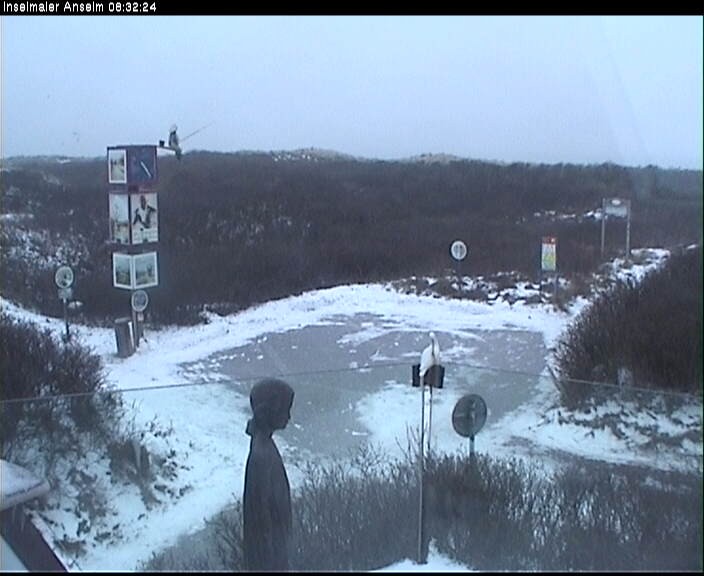 Archiv Foto Webcam Langeoog: Atelierausblick Inselmaler Anselm