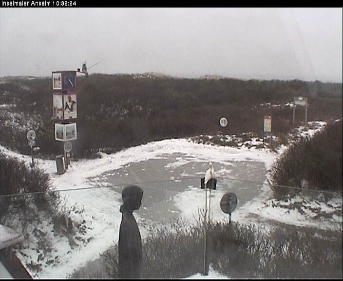 Archiv Foto Webcam Langeoog: Atelierausblick Inselmaler Anselm