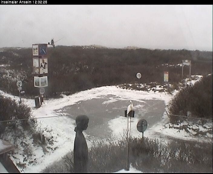 Archiv Foto Webcam Langeoog: Atelierausblick Inselmaler Anselm