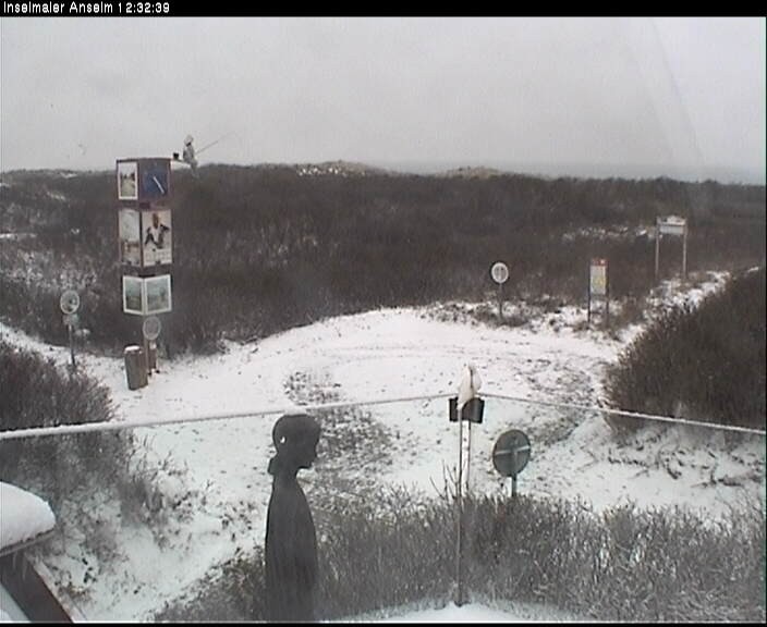 Archiv Foto Webcam Langeoog: Atelierausblick Inselmaler Anselm