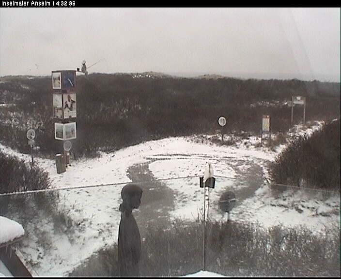 Archiv Foto Webcam Langeoog: Atelierausblick Inselmaler Anselm