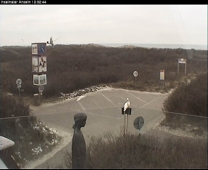 Archiv Foto Webcam Langeoog: Atelierausblick Inselmaler Anselm