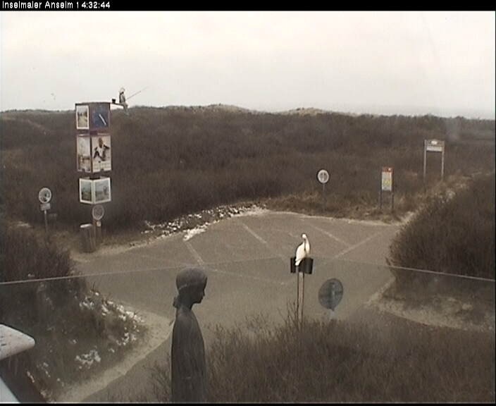 Archiv Foto Webcam Langeoog: Atelierausblick Inselmaler Anselm