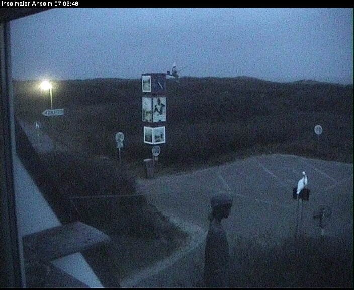 Archiv Foto Webcam Langeoog: Atelierausblick Inselmaler Anselm