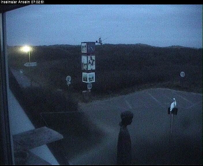 Archiv Foto Webcam Langeoog: Atelierausblick Inselmaler Anselm