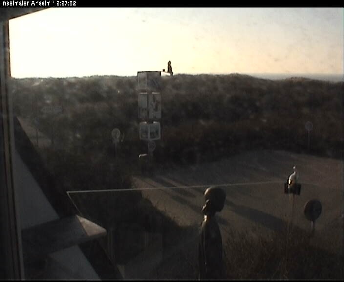 Archiv Foto Webcam Langeoog: Atelierausblick Inselmaler Anselm