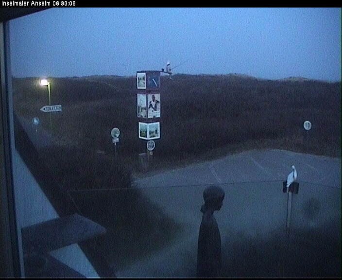 Archiv Foto Webcam Langeoog: Atelierausblick Inselmaler Anselm