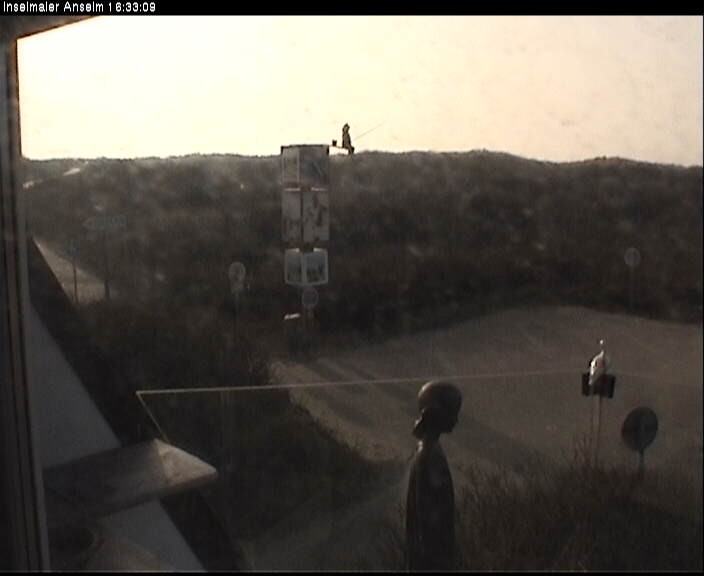 Archiv Foto Webcam Langeoog: Atelierausblick Inselmaler Anselm