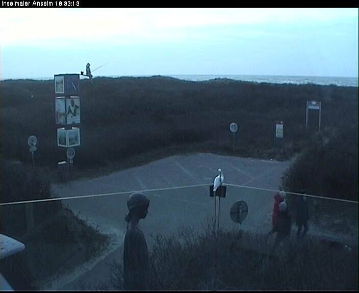 Archiv Foto Webcam Langeoog: Atelierausblick Inselmaler Anselm