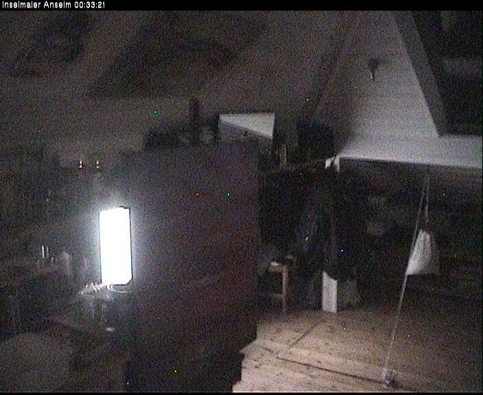 Archiv Foto Webcam Langeoog: Atelierausblick Inselmaler Anselm