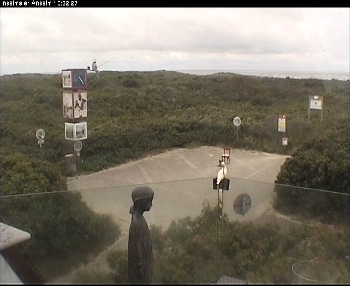 Archiv Foto Webcam Langeoog: Atelierausblick Inselmaler Anselm