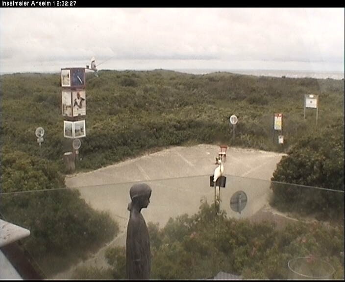 Archiv Foto Webcam Langeoog: Atelierausblick Inselmaler Anselm