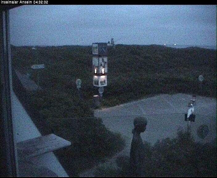 Archiv Foto Webcam Langeoog: Atelierausblick Inselmaler Anselm